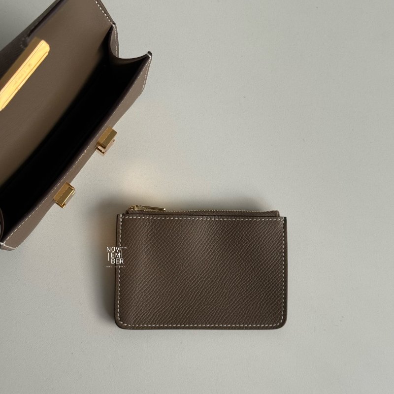 全新🤎 Hermès 愛馬仕 Constance Slim 大象灰金釦-4