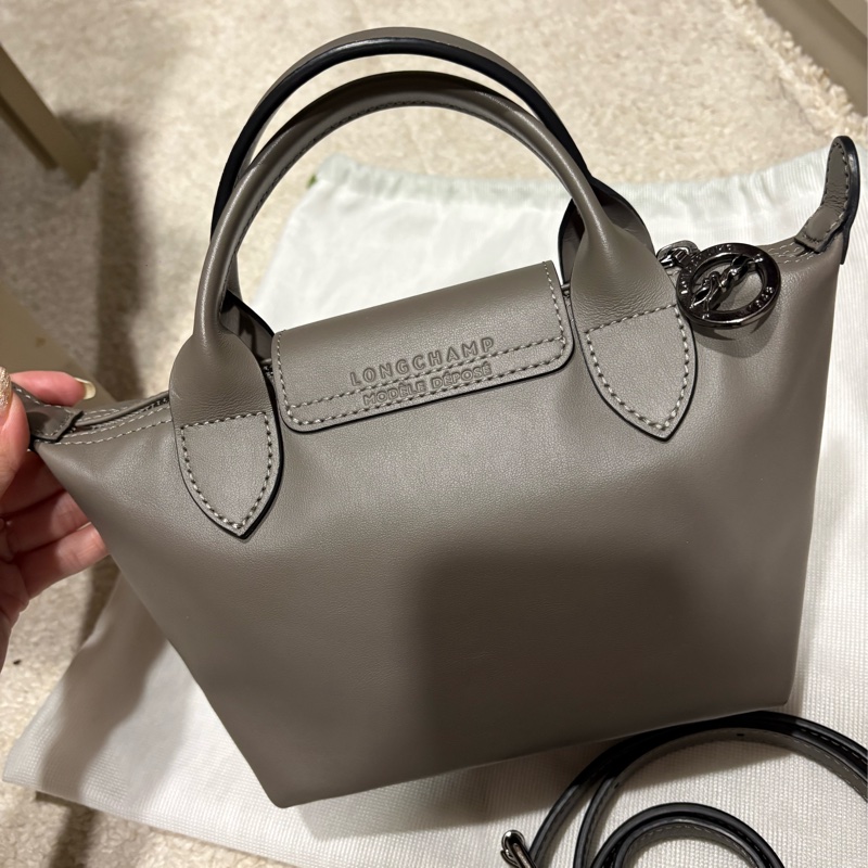 LE PLIAGE XTRA 手提包 XS 斑鳩色 - 皮革-1