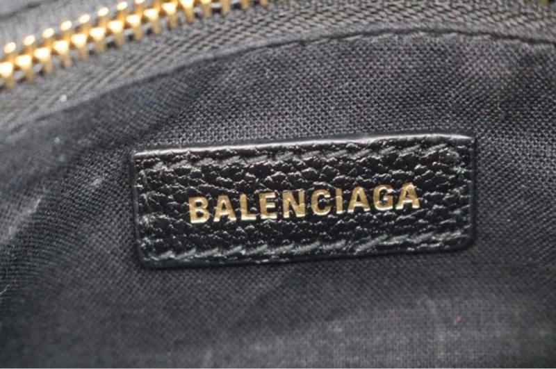 「JL精品代購」98新 Balenciaga 巴黎世家 經典機車包 黑金-9