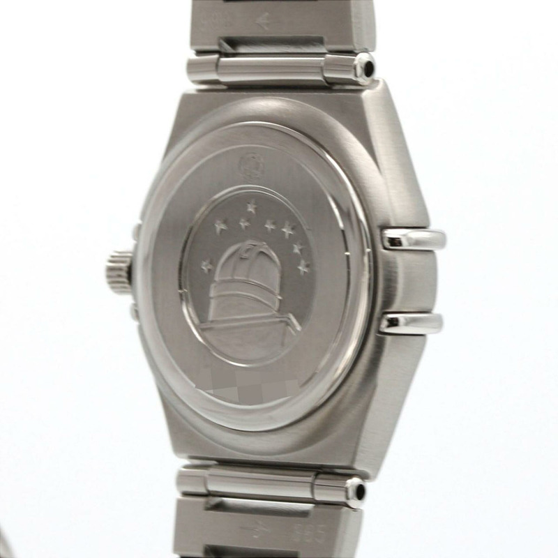 歐米茄星座系列迷你1562.30不鏽鋼石英錶-5