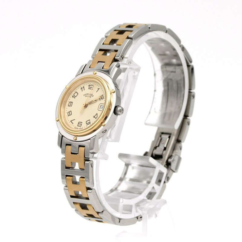 愛馬仕 Clipper Combination CL4.220 SSxGP 石英錶-1