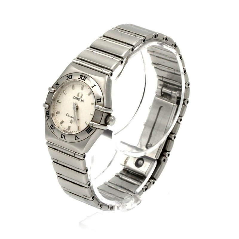 歐米茄星座系列迷你1562.30不鏽鋼石英錶-1