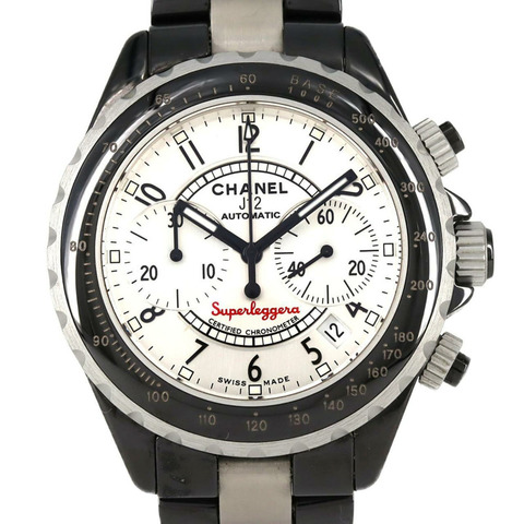 香奈兒 J12 Superleggera 計時碼錶 H1624 陶瓷 x 鋁合金自動腕錶