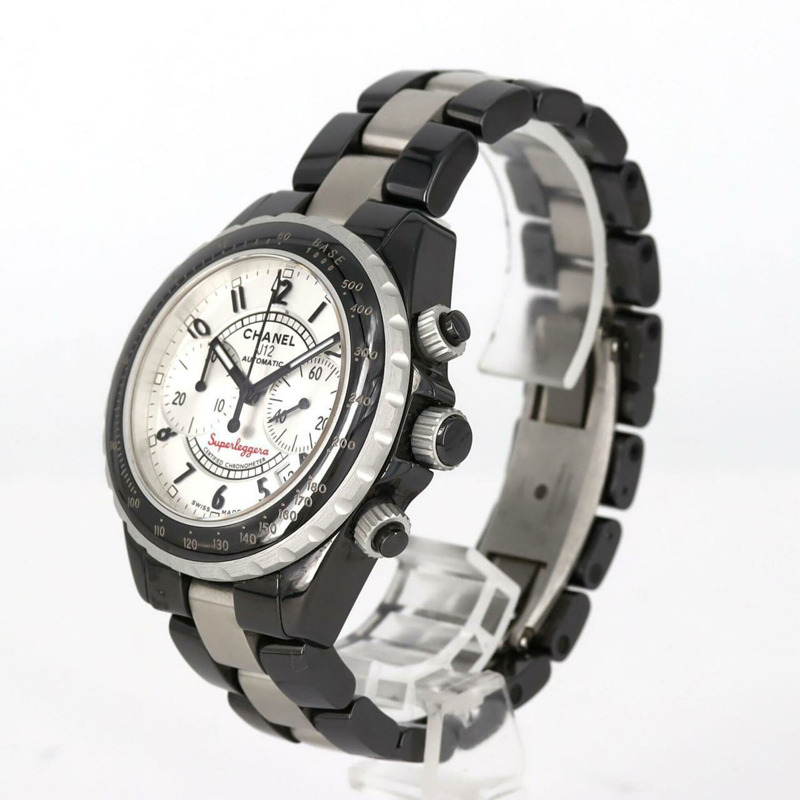 香奈兒 J12 Superleggera 計時碼錶 H1624 陶瓷 x 鋁合金自動腕錶-1