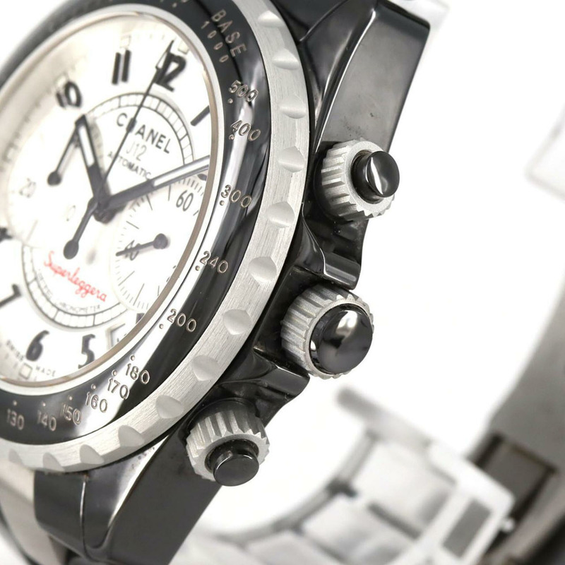 香奈兒 J12 Superleggera 計時碼錶 H1624 陶瓷 x 鋁合金自動腕錶-2