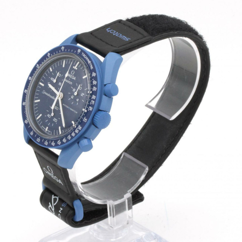 Swatch x Omega 土星任務 SO33T100 生物陶瓷石英錶-1