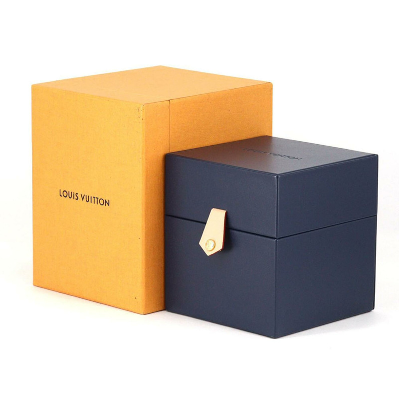 路易威登 Tambour Slim Monogram Q1DM0 SS 石英腕錶-8