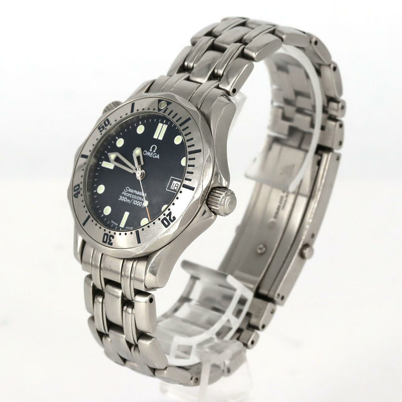 歐米茄海馬系列專業2562.80不鏽鋼石英錶-1