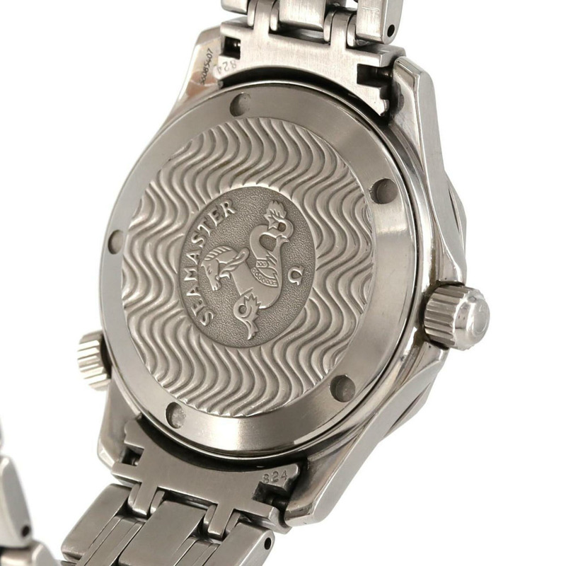 歐米茄海馬系列專業2562.80不鏽鋼石英錶-4