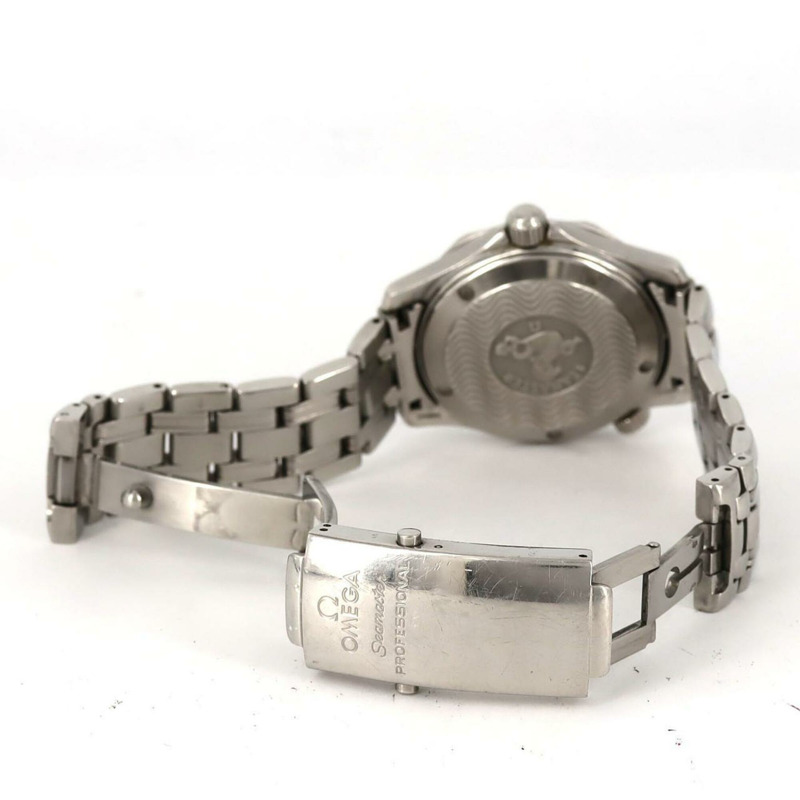 歐米茄海馬系列專業2562.80不鏽鋼石英錶-5