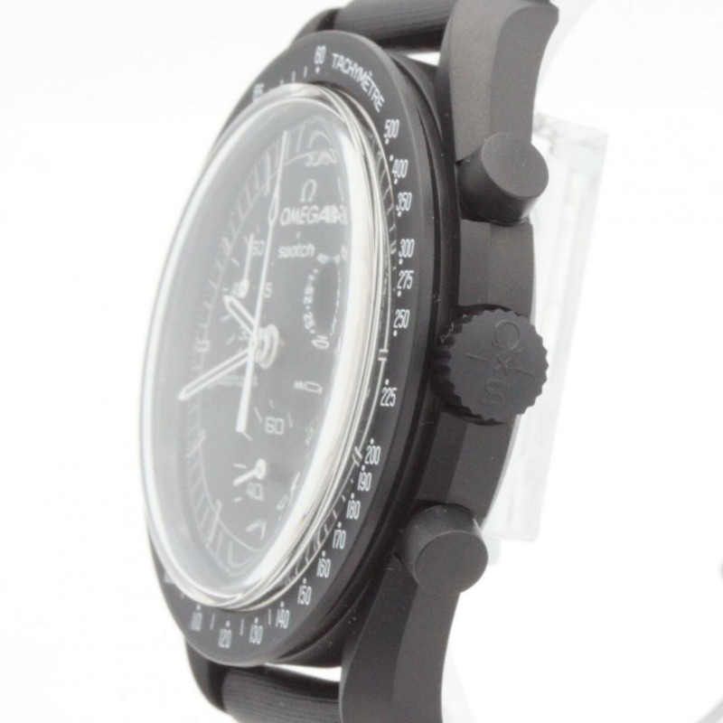 Swatch x Omega 月相任務史努比 SO33B700 生物陶瓷石英錶-2