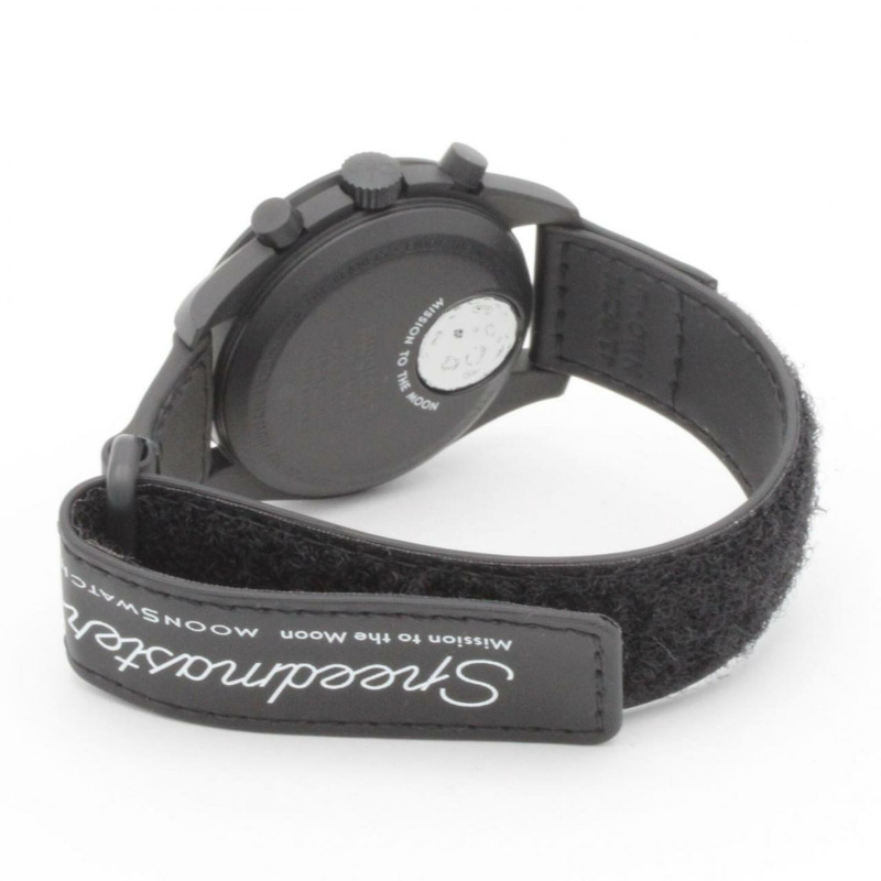 Swatch x Omega 月相任務史努比 SO33B700 生物陶瓷石英錶-5