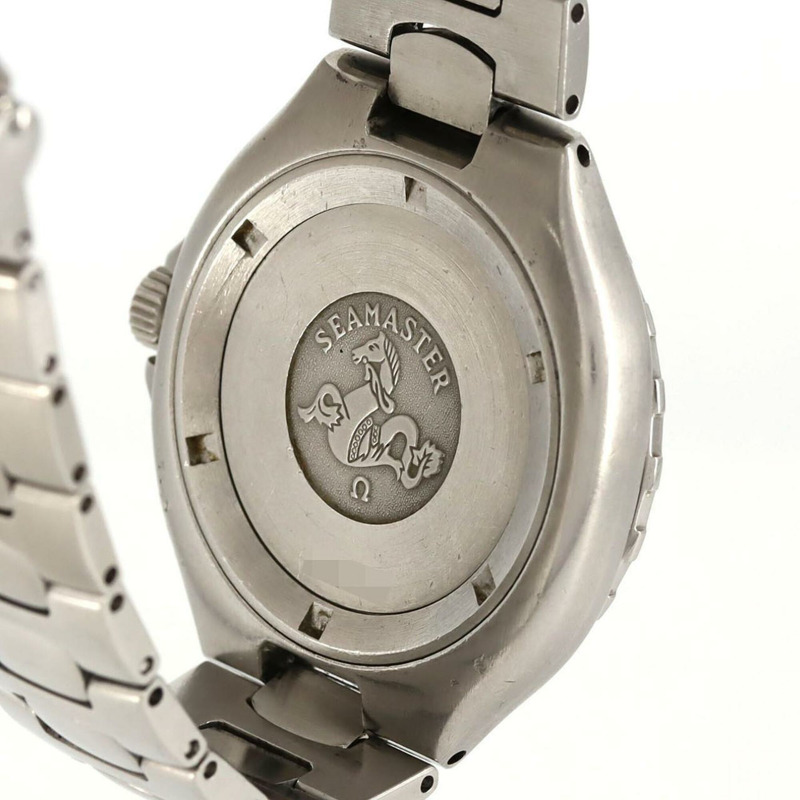 歐米茄海馬200米精鋼石英錶-4