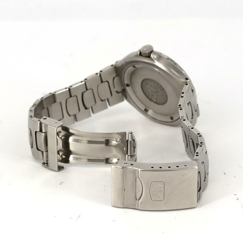 歐米茄海馬200米精鋼石英錶-5