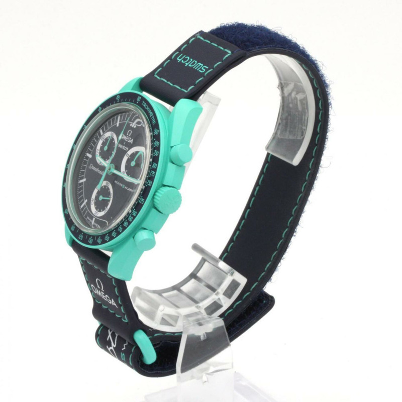 Swatch x Omega 地球任務極光 S033L103 生物陶瓷石英錶-1