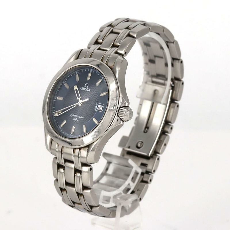 歐米茄海馬120 2511.81不鏽鋼石英錶-1