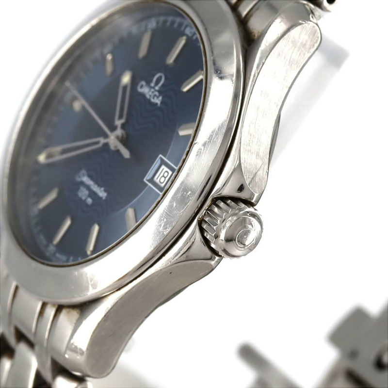 歐米茄海馬120 2511.81不鏽鋼石英錶-2