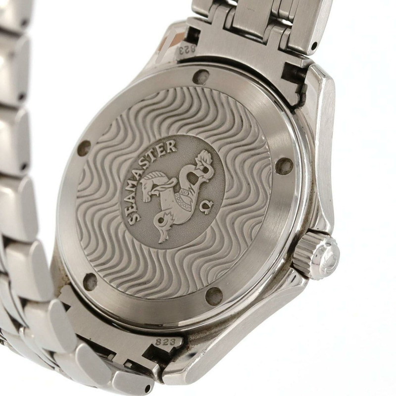 歐米茄海馬120 2511.81不鏽鋼石英錶-4