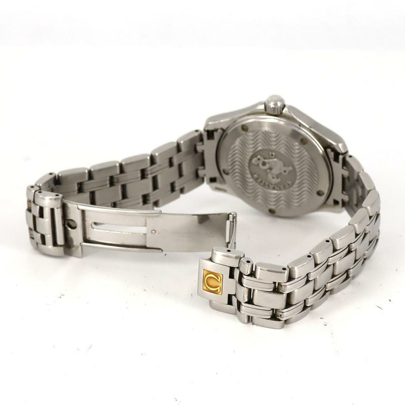 歐米茄海馬120 2511.81不鏽鋼石英錶-5