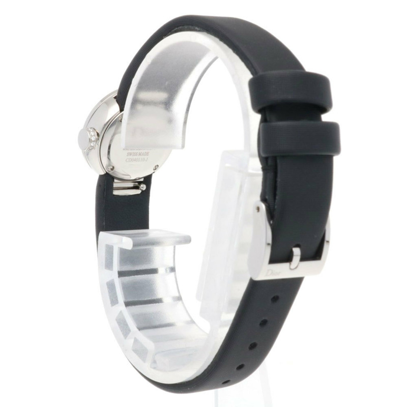 Dior La腕錶，不鏽鋼錶殼，石英機芯，女士款，鑲鑽錶圈，白色錶殼，骷髏頭圖案。 (CD040110-J)-4