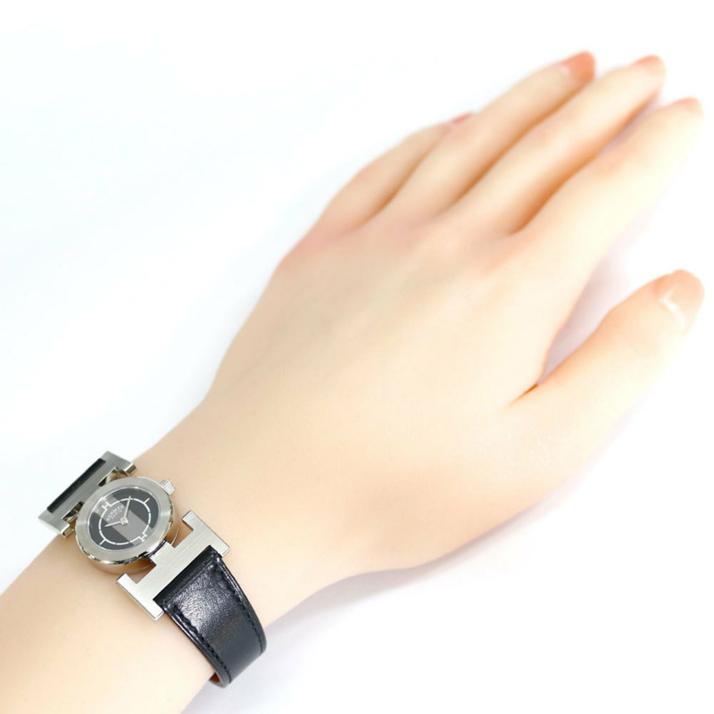 愛馬仕 Paprika 女士腕錶，不鏽鋼材質，石英機芯，型號 PA1.210-1