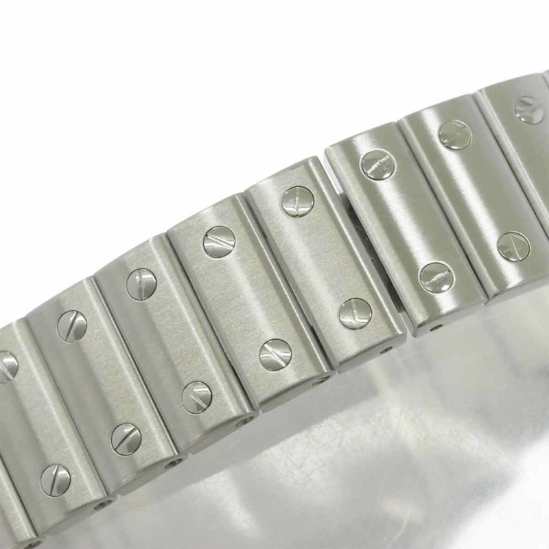 卡地亞 Santos Galbee LM W20040D6 男錶，銀色，自動上鍊機芯-6