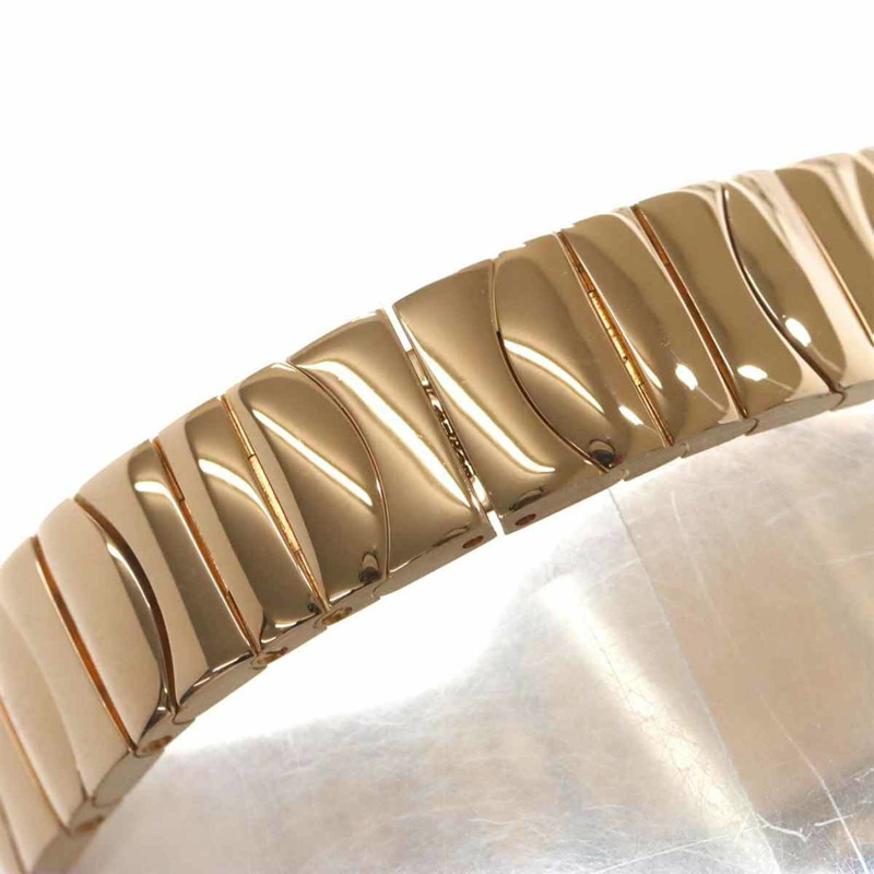 卡地亞 Baignoire SM W8000005 女士腕錶，銀色，18K 玫瑰金，實心石英錶-6