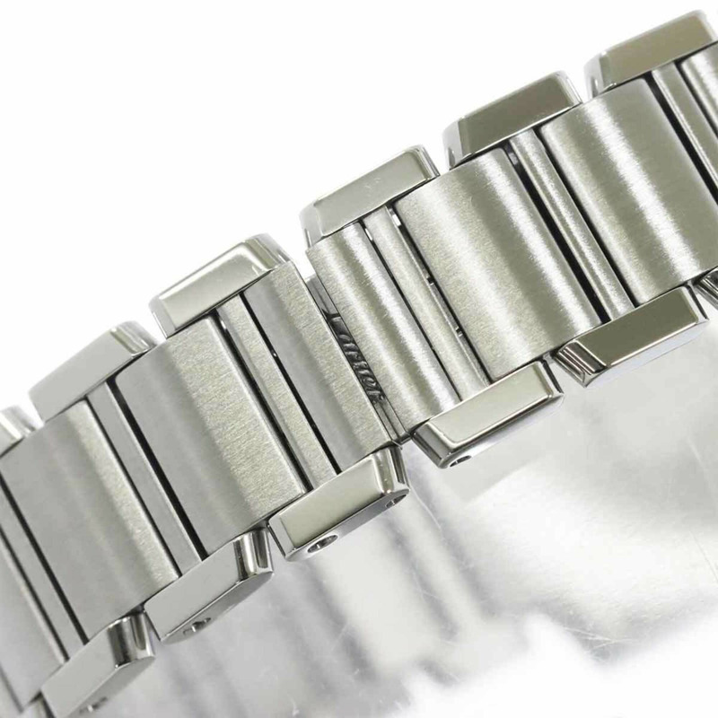 卡地亞 Tank Française SM W51028Q3 女士腕錶，粉紅錶殼，石英錶-6