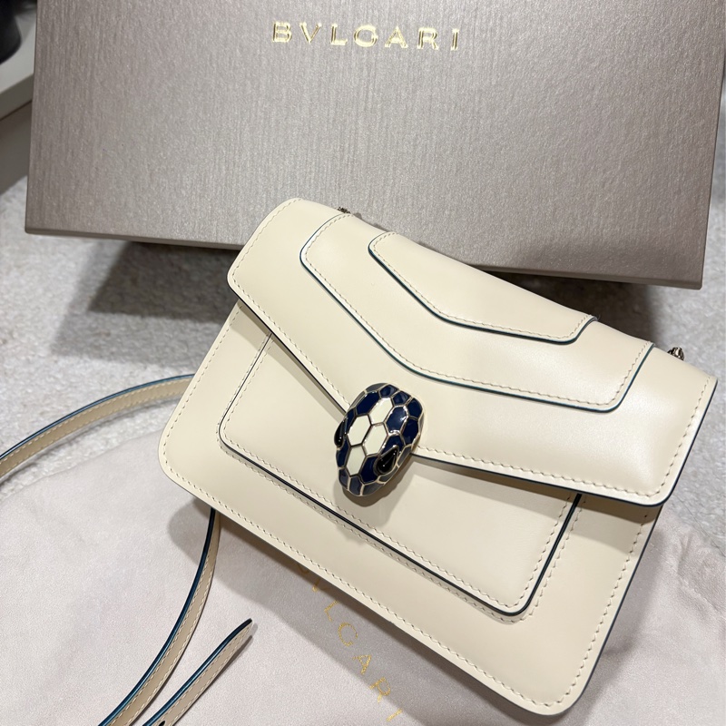 Serpenti Forever系列 雙夾層鏈條 斜肩包（限色款）-0