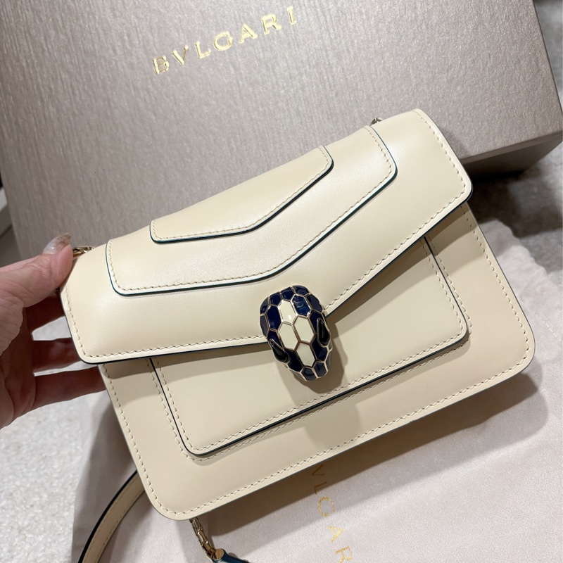 Serpenti Forever系列 雙夾層鏈條 斜肩包（限色款）-7