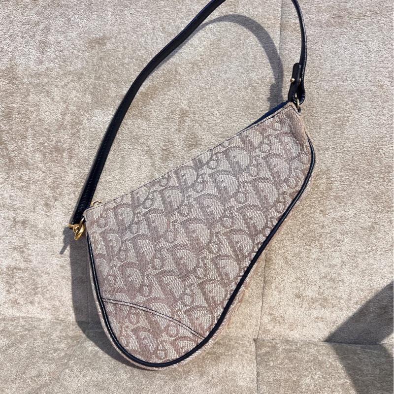 Dior迪奧中古馬鞍腋下包-1