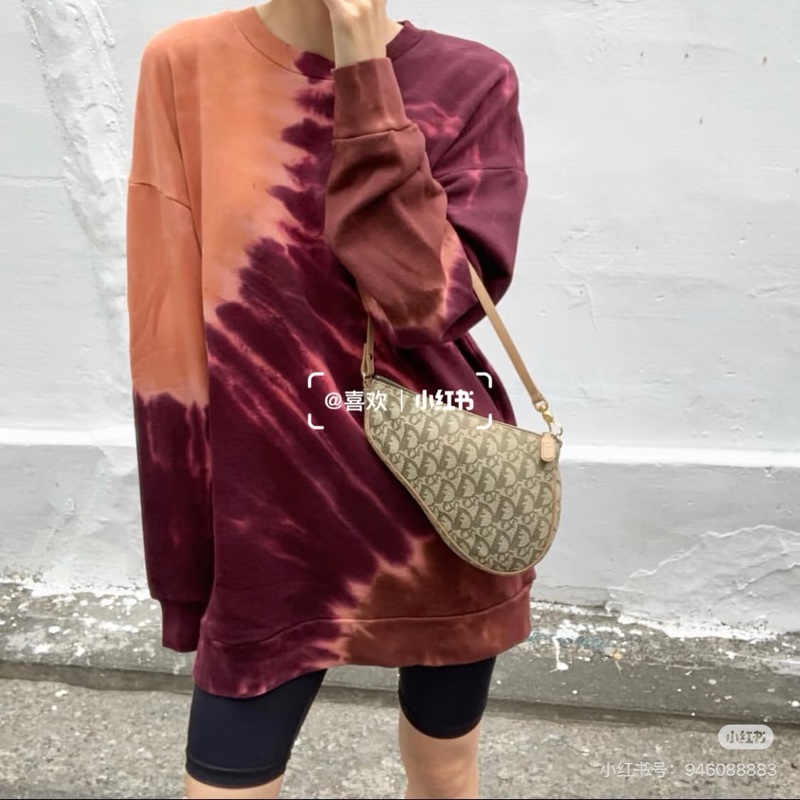 Dior迪奧中古馬鞍腋下包-7