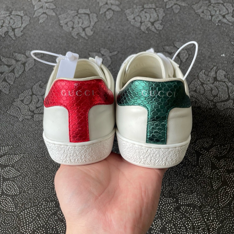 98🆕 gucci小蜜蜂小白鞋 39.5碼-2