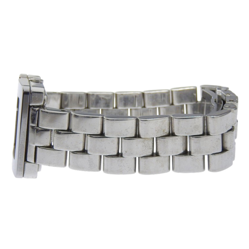 Gucci 3600L 不鏽鋼石英模擬腕錶，黑色錶盤，女款-3