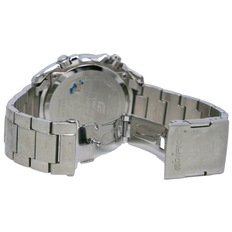 卡西歐 Edifice EQW-M600 不鏽鋼腕錶，灰色，太陽能動力，電波校時，計時碼錶，灰色錶盤，男錶-5