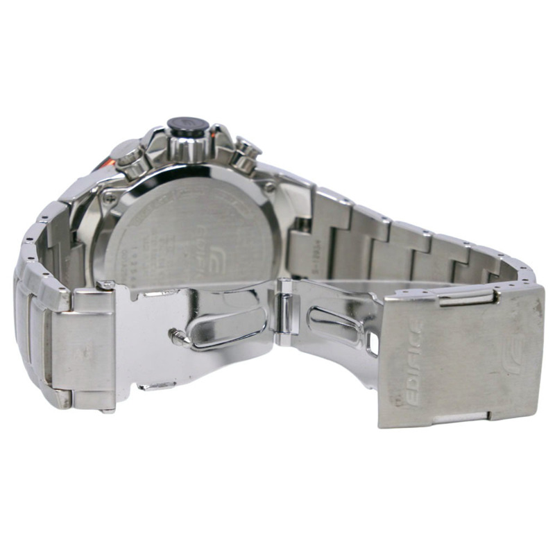 卡西歐 Edifice EQW-A1000DB-1AJF 不鏽鋼黑色太陽能電波表，多指針模擬錶盤，男錶-5