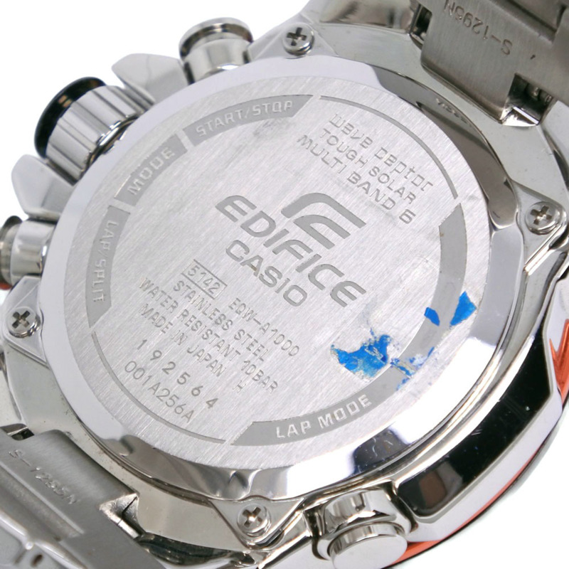 卡西歐 Edifice EQW-A1000DB-1AJF 不鏽鋼黑色太陽能電波表，多指針模擬錶盤，男錶-7