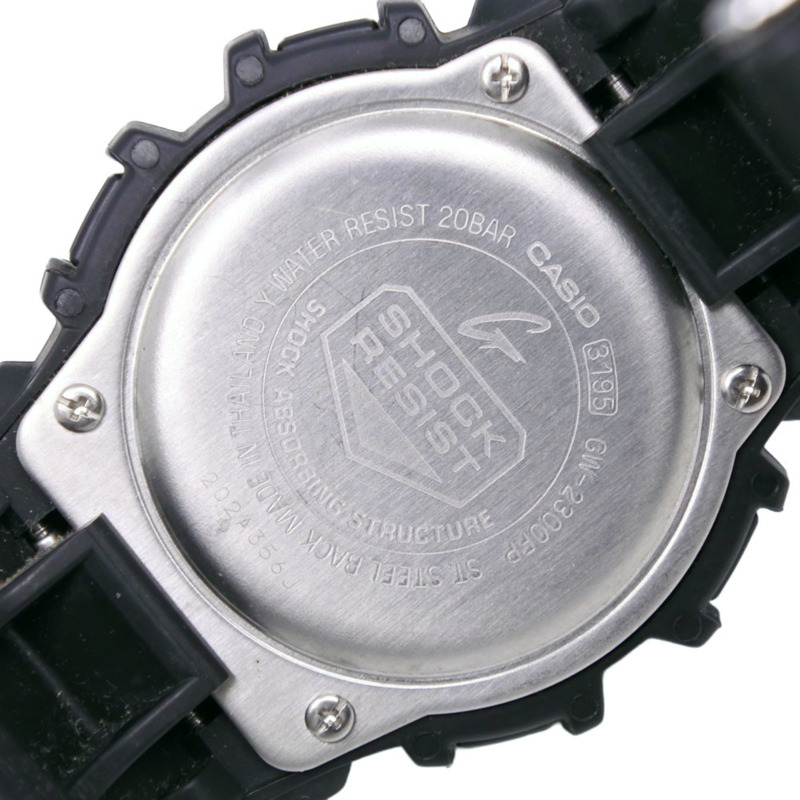 卡西歐 G-SHOCK Fire Package '11 手錶，20 ATM 防水，GW-2300FP-4JR，樹脂錶殼，黑色，太陽能動力，電波校時，數字顯示，紅色錶盤，G-SHOCK，男士-6