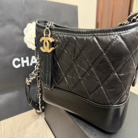 Chanel流浪包小號 全配9成8新