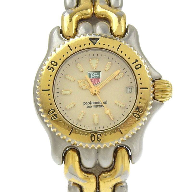 TAG Heuer Cell 手錶 S95.708，不銹鋼，銀色，石英，模擬，象牙色錶盤，女士款。-3