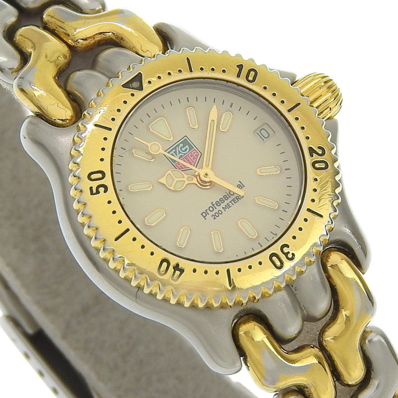 TAG Heuer Cell 手錶 S95.708，不銹鋼，銀色，石英，模擬，象牙色錶盤，女士款。-5
