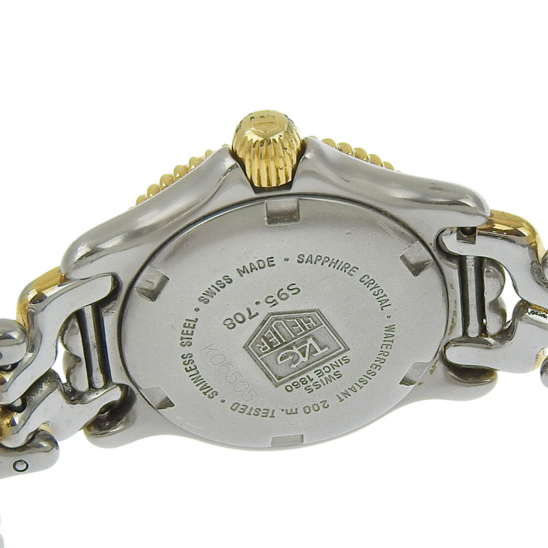 TAG Heuer Cell 手錶 S95.708，不銹鋼，銀色，石英，模擬，象牙色錶盤，女士款。-9