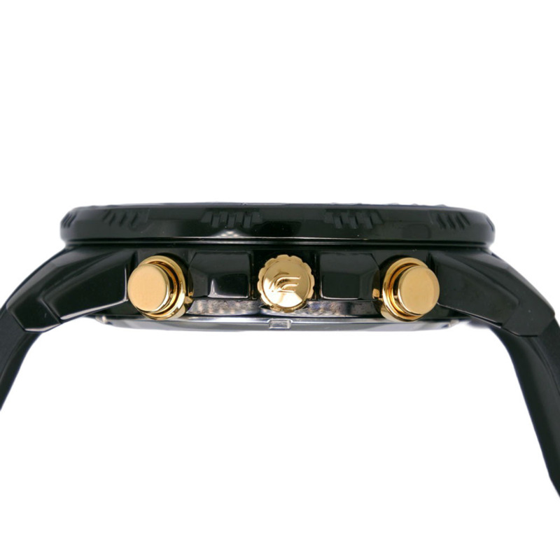 卡西歐 Edifice 紅牛車隊聯名限量版腕錶 FER-549RBP-2A 不鏽鋼 x 樹脂黑色石英計時碼錶 藍色錶盤 男士腕錶-5