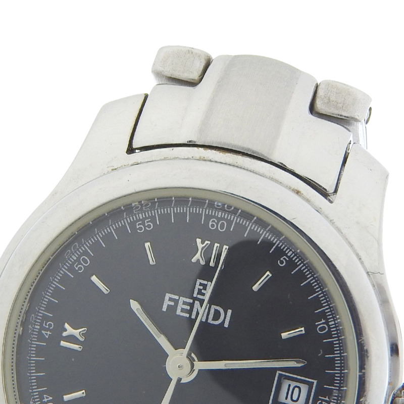 Fendi Olologi 女士腕錶，210L 不鏽鋼，石英機芯，模擬指針，黑色錶盤-6