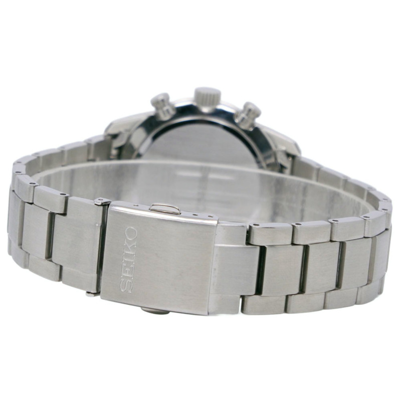 精工 Spirit 智慧太陽能計時腕錶 SBPY087 不鏽鋼銀色動力黑色錶盤 男士-4