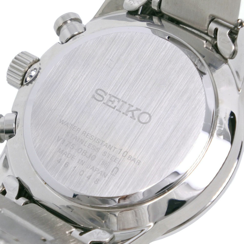 精工 Spirit 智慧太陽能計時腕錶 SBPY087 不鏽鋼銀色動力黑色錶盤 男士-7