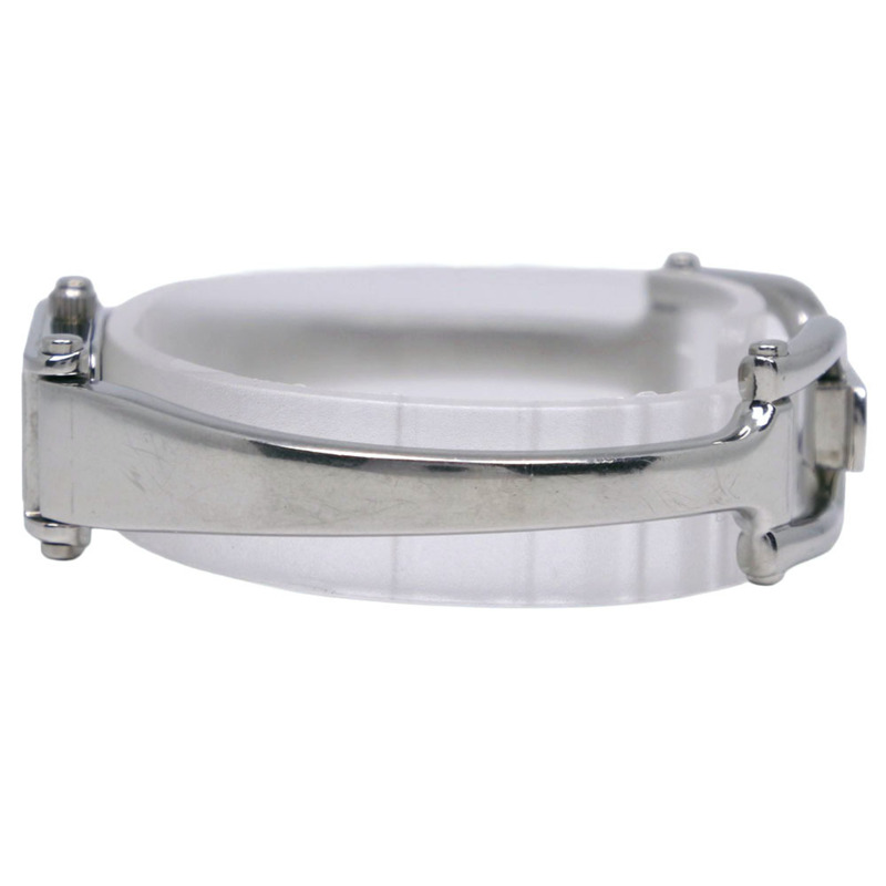 Gucci 1500L 不鏽鋼腕錶，銀色，石英，指針式，銀色錶盤，女士款-3