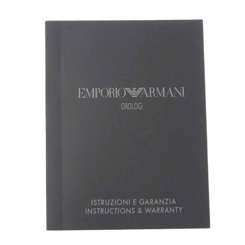 Emporio Armani AR6048 不鏽鋼腕錶，海軍藍，石英，指針式，海軍藍錶盤，男士腕錶-7