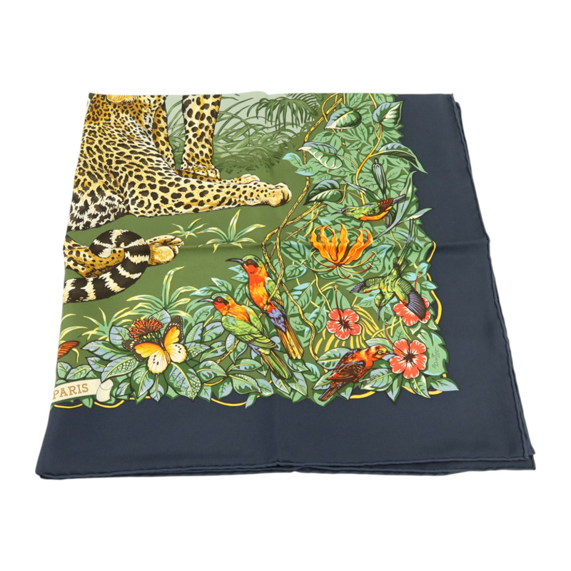 HERMES 絲質Scarf 90x90絲巾-4