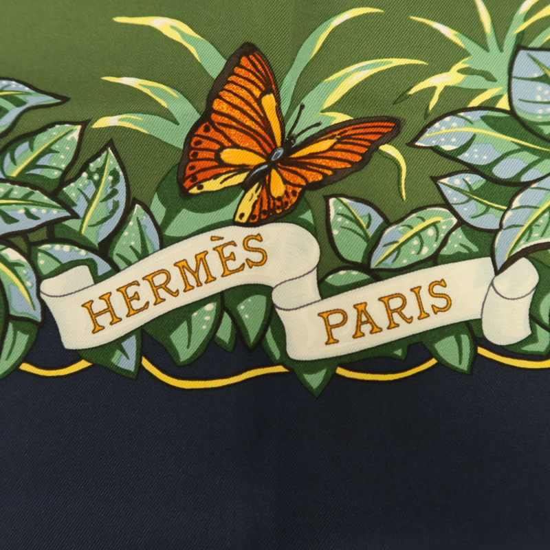 HERMES 絲質Scarf 90x90絲巾-5